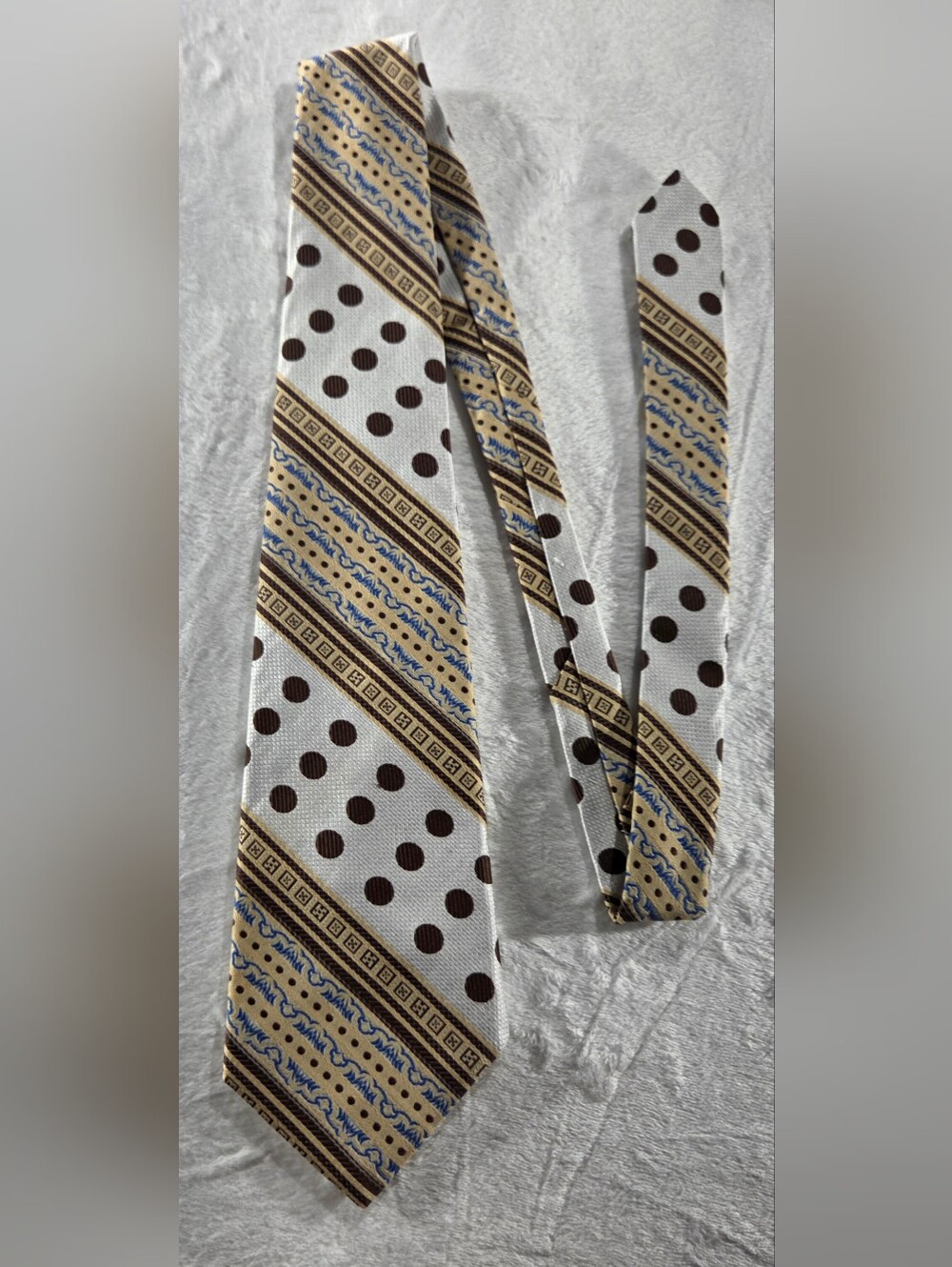 VIntage Grenada by Excello wide necktie originating 1960s to 1970s - 0127
